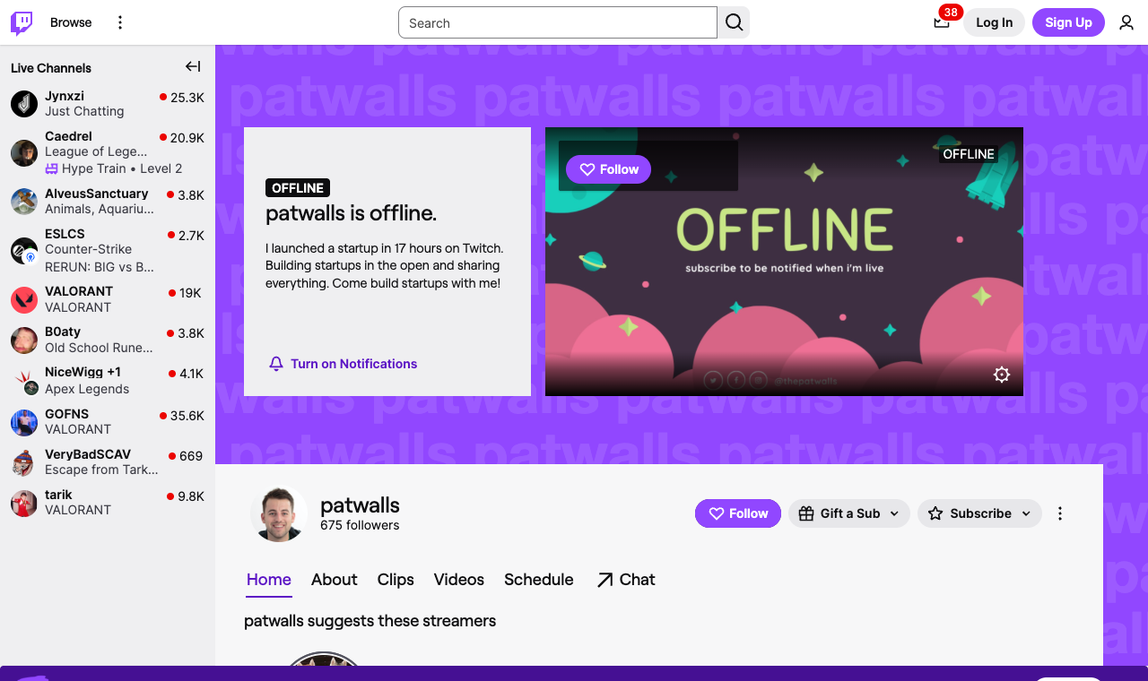 Coding Livestreamer